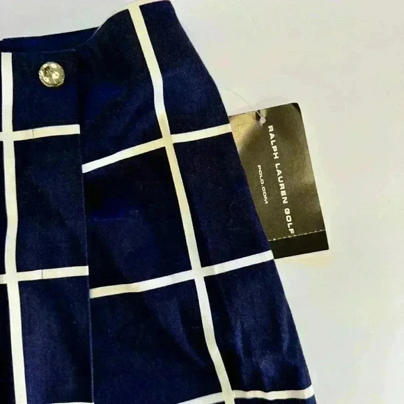 Women’s Ralph Lauren Golf Stretch Skort Sz 8 Blue White - Picture 2 of 11